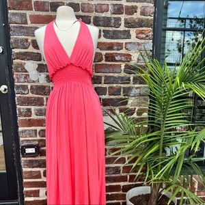 NWT BCBG | Bright Coral Halter Dress Beach